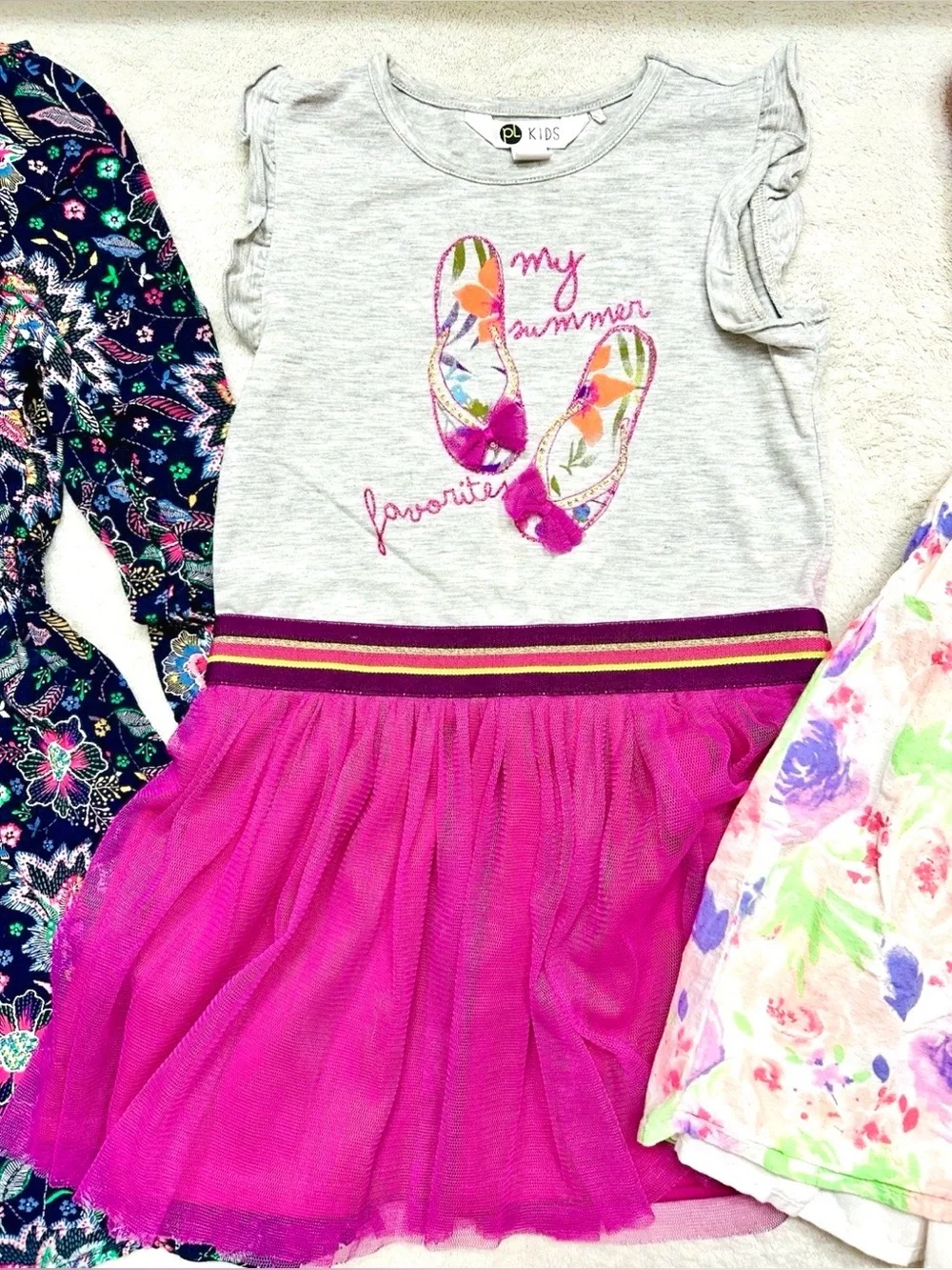 Cute Lot Girls Dresses Size 4T Years Gap, PL Kids Excellent Condition